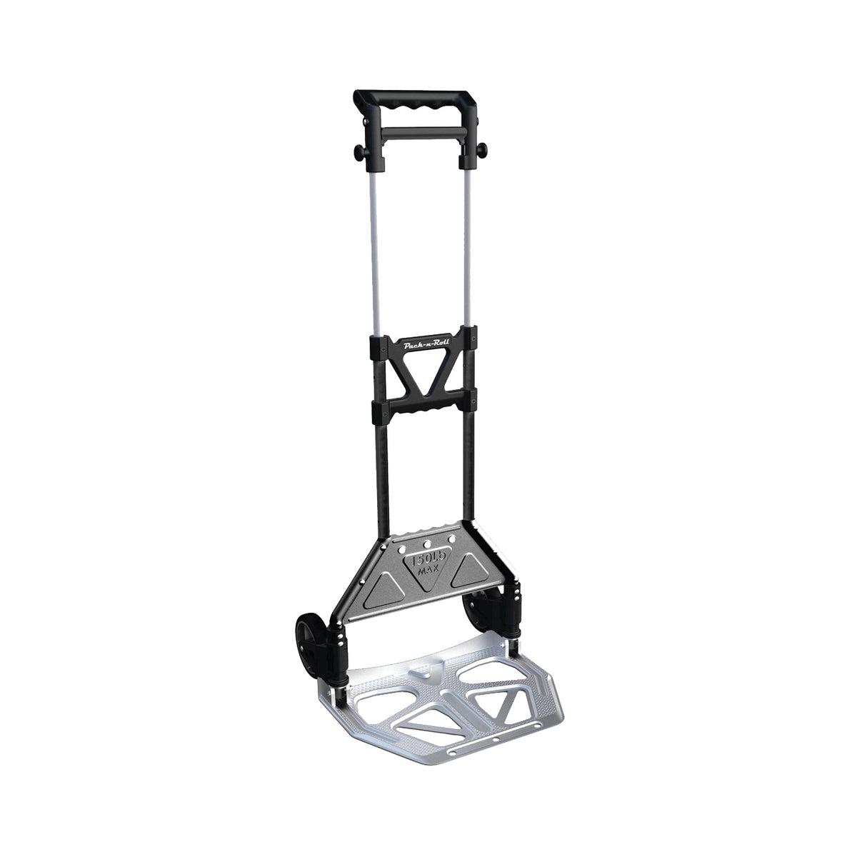 Olympia Tools PACK-N-ROLL Series 85-609 Folding Cart, 150 lb, 15-1/4 in OAW, 11 in OAH, Aluminum