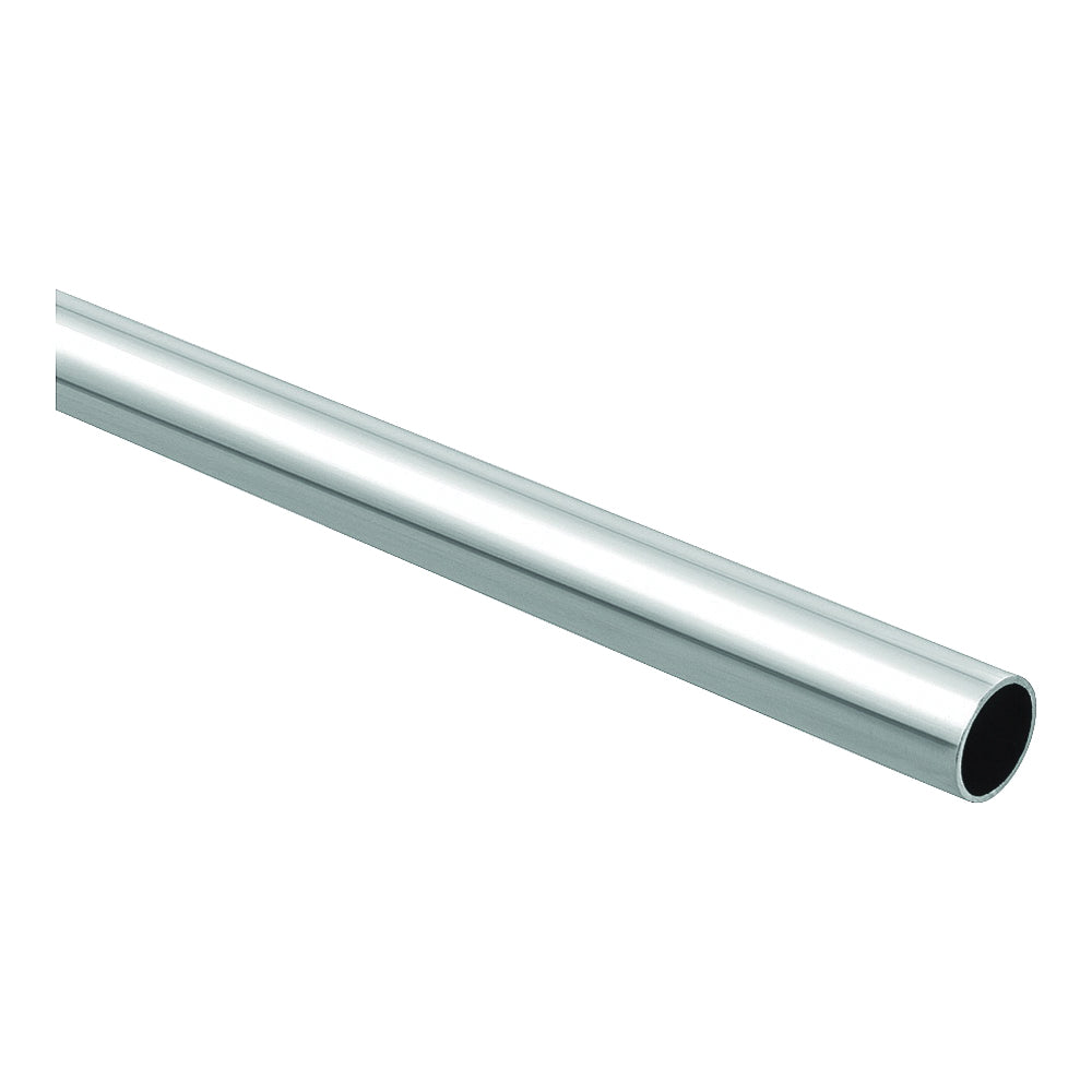 National Hardware BB8603 S822-095 Closet Rod, 1-5/16 in Dia, 6 ft L, Steel, Chrome