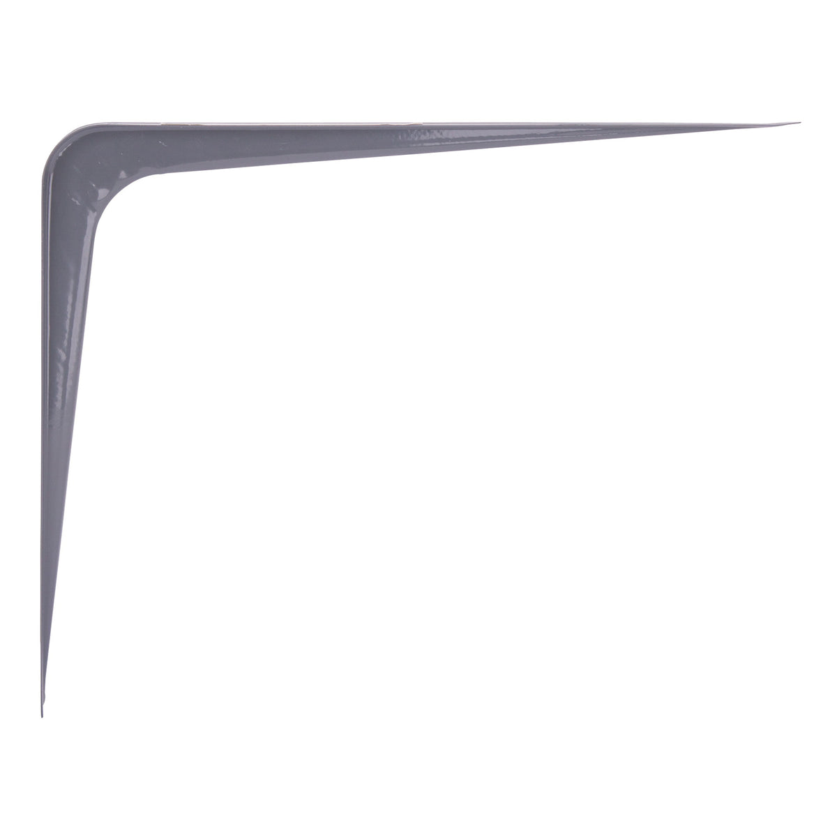 ProSource 21141PGL-PS Shelf Bracket, 182 lb/Pair, 12 in L, 10 in H, Steel, Gray