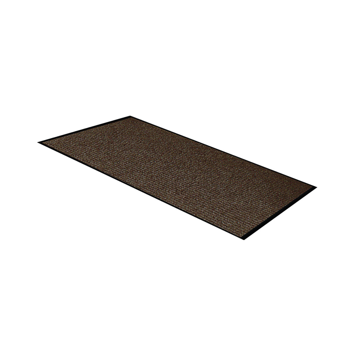 WJ DENNIS EBR3648 Floor Mat, 48 in L, 36 in W, Rectangular, Brown