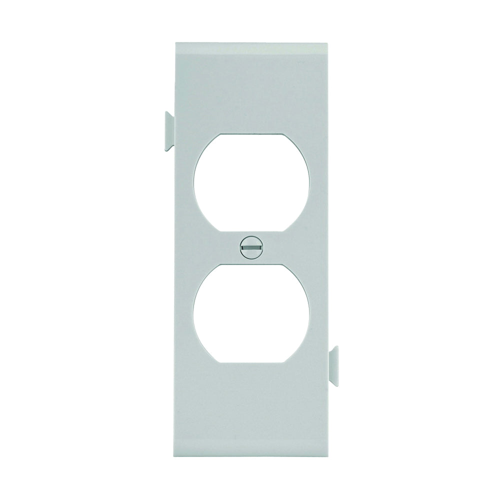 Eaton Wiring Devices STC8W Sectional Wallplate, 4-1/2 in L, 2-3/4 in W, 1 -Gang, Polycarbonate, White, High-Gloss