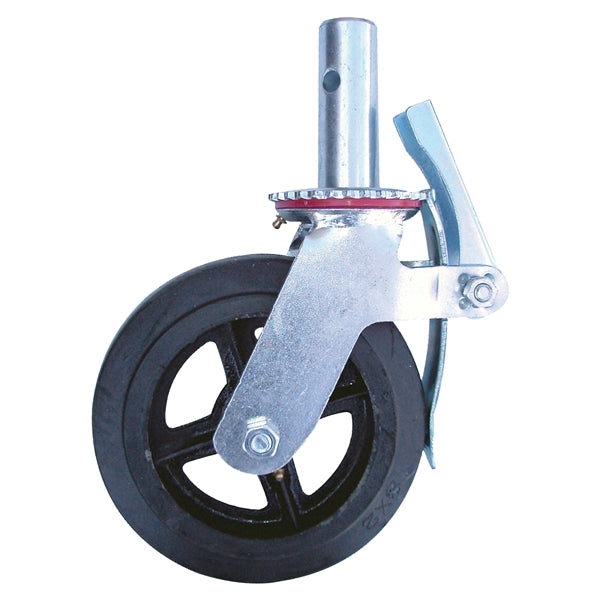 METALTECH M-MBC8 Caster, 8 in Dia Wheel, 750 lb Load