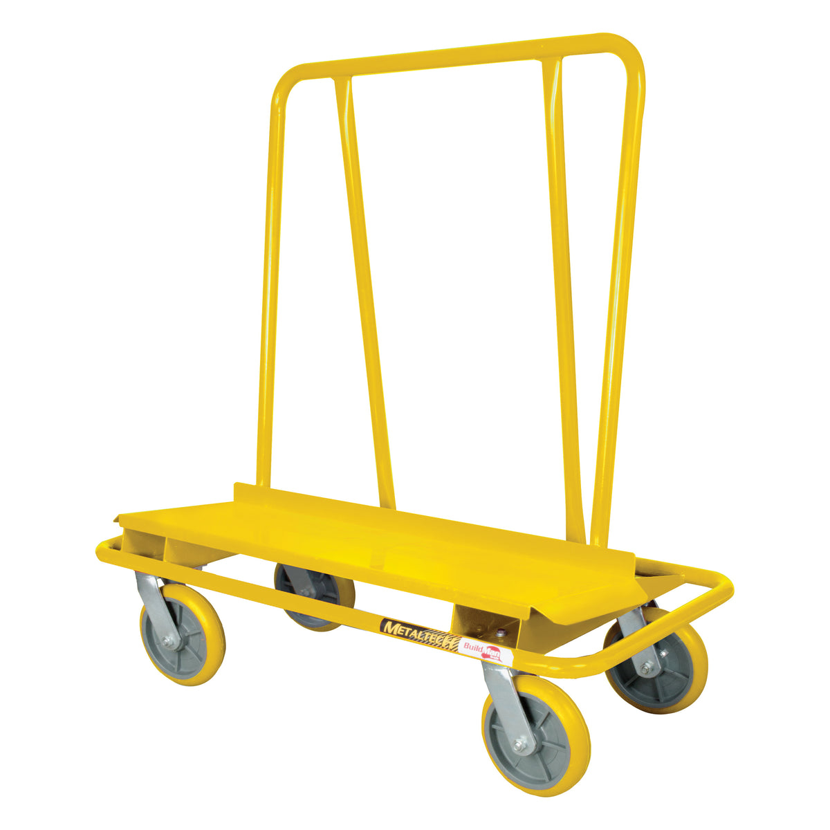 METALTECH I-DCL8YGR31 Drywall Cart, 80 lb, 14 Gauge, Steel, 49-1/4 in OAL, 22-1/4 in OAW