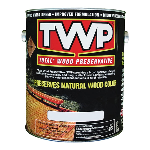 TWP 100 Series TWP-116-1 Wood Preservative, Rustic Oak, Liquid, 1 gal, Can