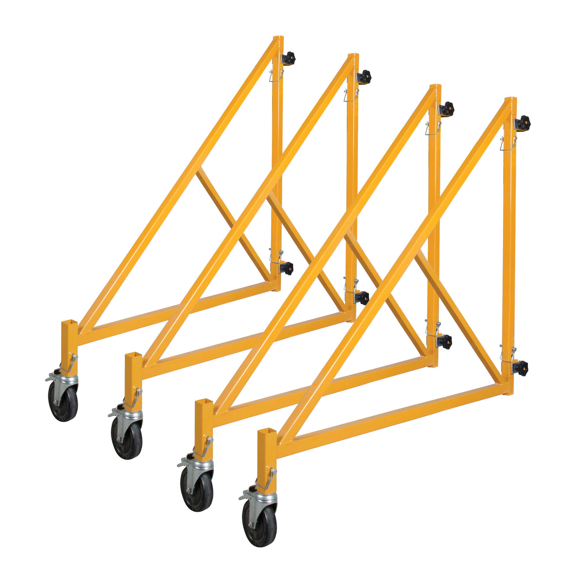 METALTECH Jobsite Series I-CISO4TT Outrigger Set, Plastic/Steel, Yellow Enamel