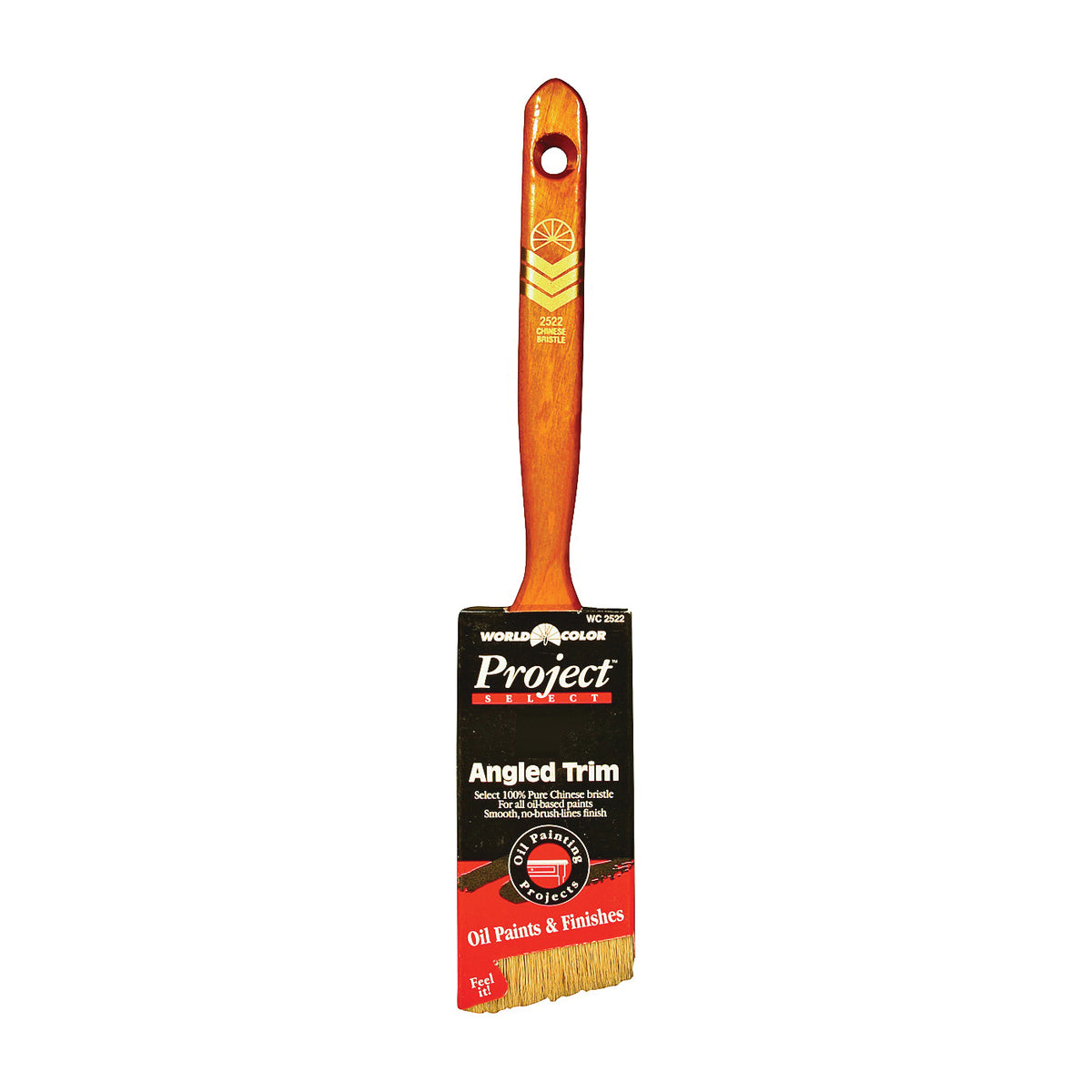 Linzer WC2522-2 Paint Brush, 2 in W, 2-1/2 in L Bristle, China Bristle, Sash Handle