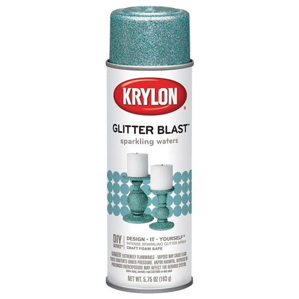 Krylon Glitter Blast K03810A00 Spray Paint, Glitter, 5.75 oz, Aerosol Can