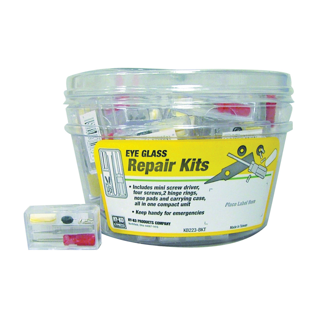HY-KO KB223-BKT Eyeglass Repair Kit, Plastic
