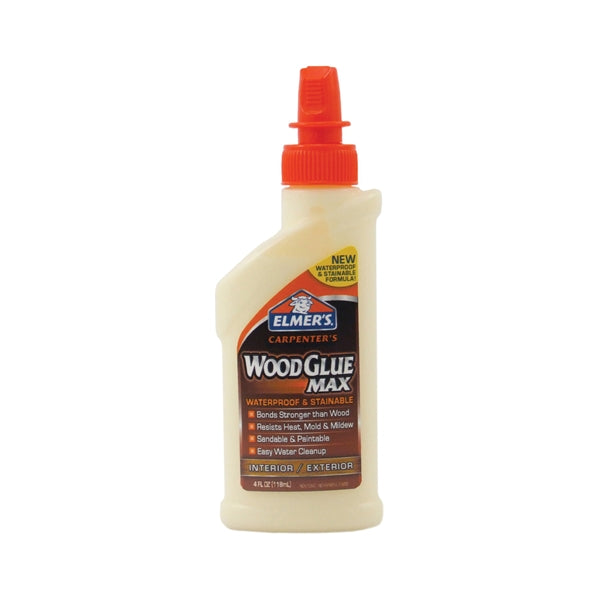 Elmers Carpenter's Max E7290 Wood Glue, Beige, 4 oz Bottle