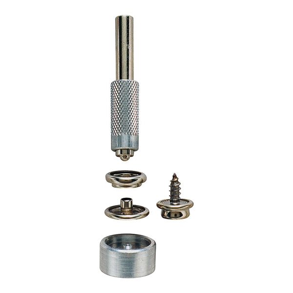 GENERAL 1267 Screw Snap Fastener Kit, Nickel