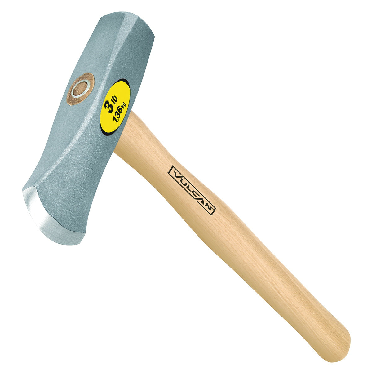 Vulcan 34525 Wood Splitting Maul, 3 lb Head, Wood Handle, 16 in OAL