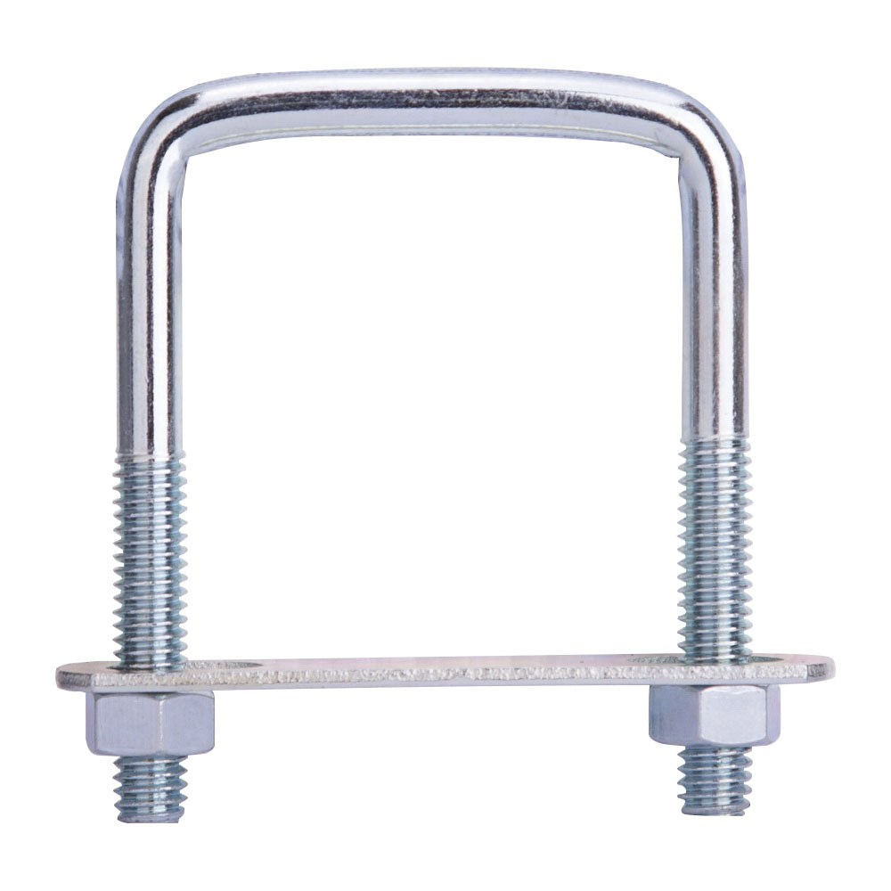 ProSource LR350 U-Bolt, 5/16 in Thread, 1-1/2 in L Thread, 180 lb Working Load, Steel, Zinc