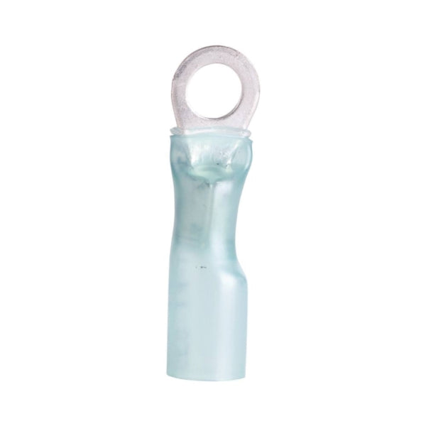 GB Xtreme AMT-103 Ring Terminal, 600 V, 16 to 14 AWG Wire, #8 to 10 Stud, Nylon Insulation, Blue