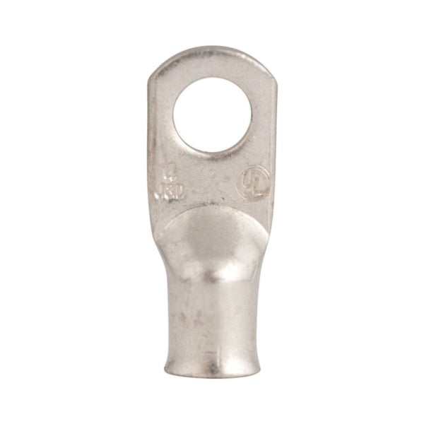 GB AML-203 Compression Lug, 4 AWG Wire, 5/16 in Stud, Copper Contact, Silver