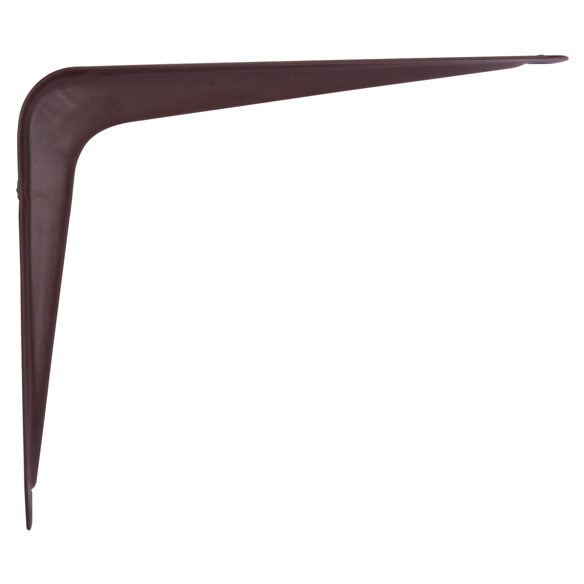 ProSource 21137CHO-PS Shelf Bracket, 40 lb/Pair, 5 in L, 4 in H, Steel, Chocolate