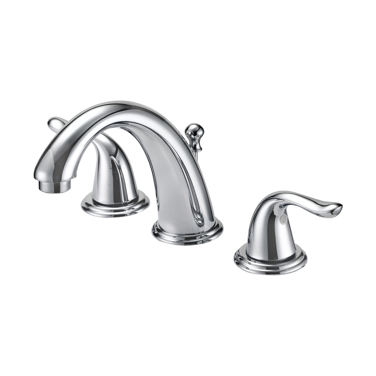 Boston Harbor TQ-FW6B0000CP Lavatory Faucet, 1.2 gpm, 2-Faucet Handle, 3-Faucet Hole, Brass/Plastic/Zinc, Lever Handle