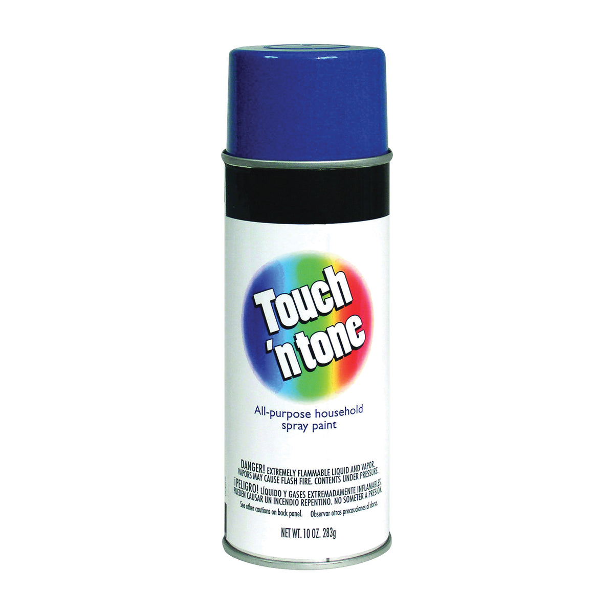 TOUCH 'N TONE 55278830 Spray Paint, Gloss, Royal Blue, 10 oz, Aerosol Can
