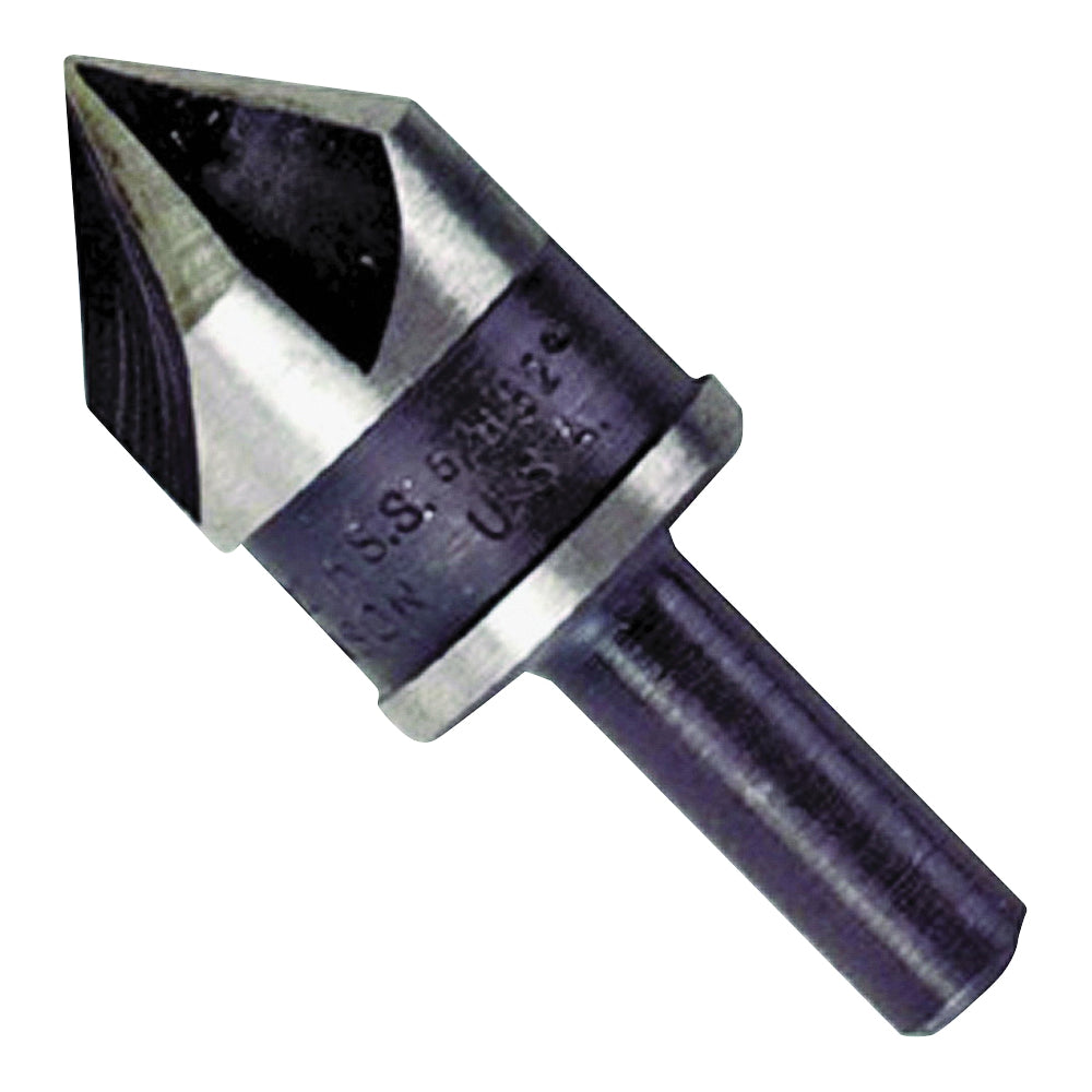 IRWIN 12413 Drill Bit, 3/4 in Dia, 1-13/16 in OAL, Countersink, 5-Flute, 1/4 in Dia Shank, Round Shank