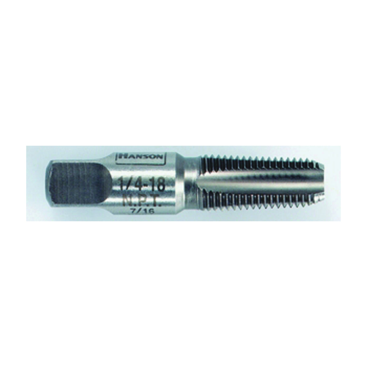 IRWIN 1903ZR Pipe Taper Tap, Tapered Point, 4-Flute, HCS