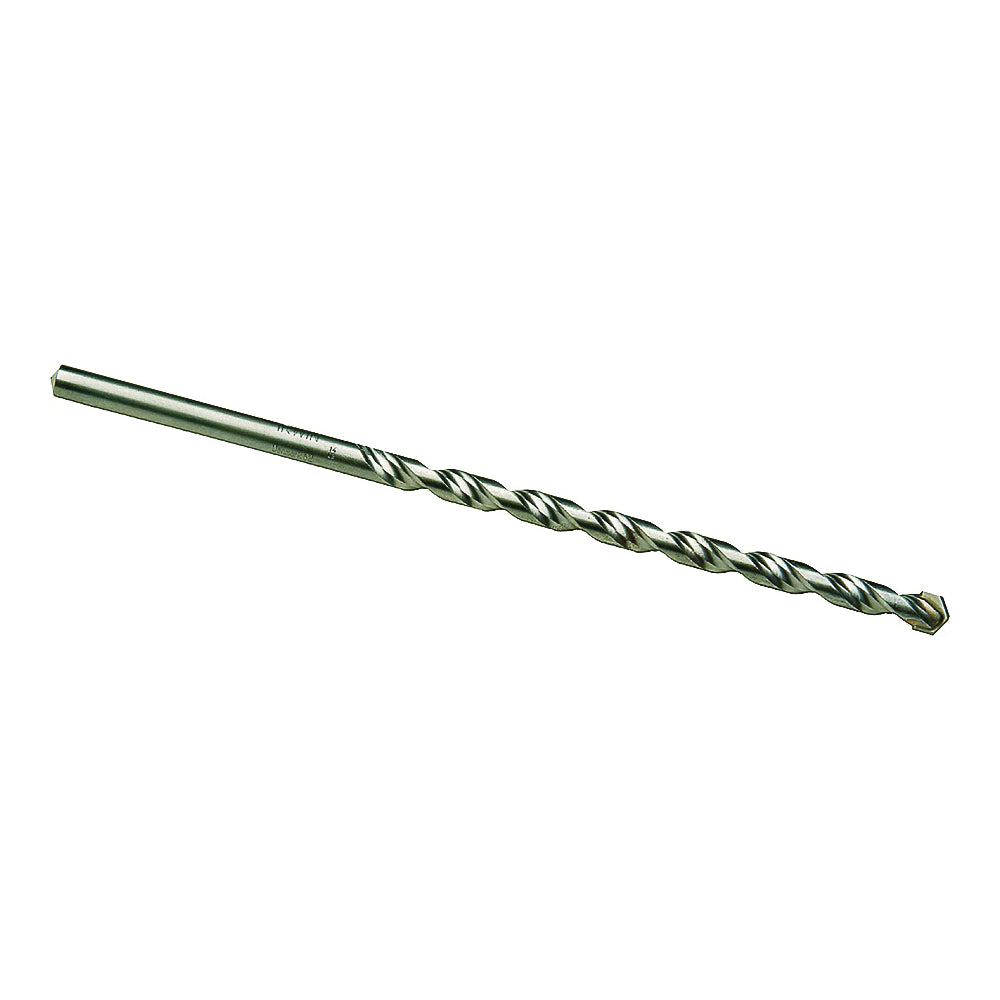 IRWIN 326006 Rotary Hammer Drill Bit, 1/4 in Dia, 6 in OAL, Percussion, Twist Flute, 2-Flute, 1/4 in Dia Shank