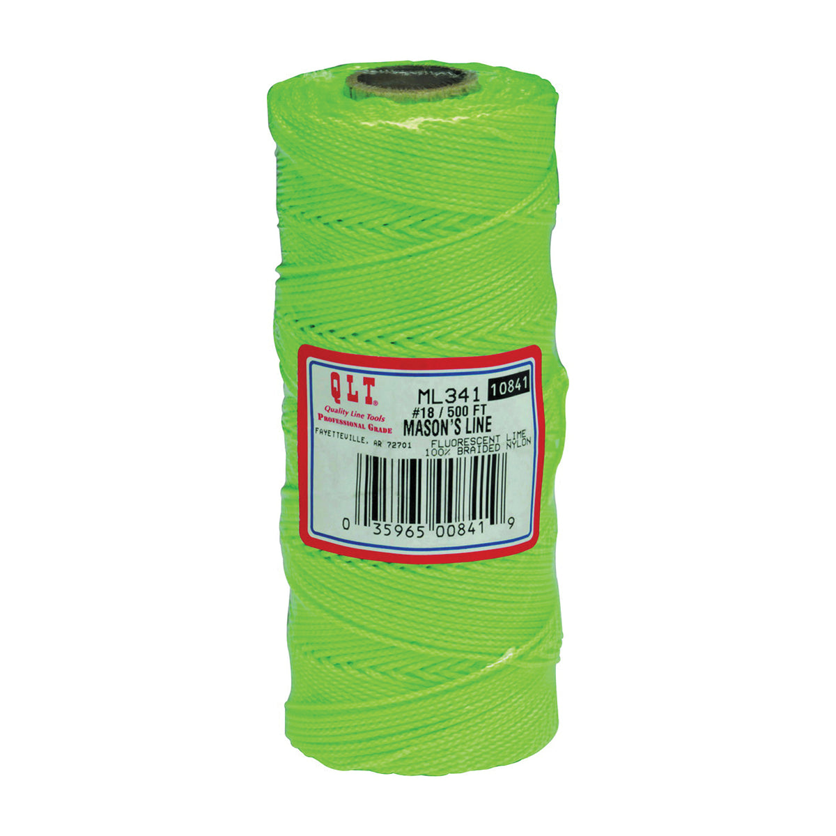 Marshalltown ML341 Mason Line, 500 ft L Line, Fluorescent Green Line