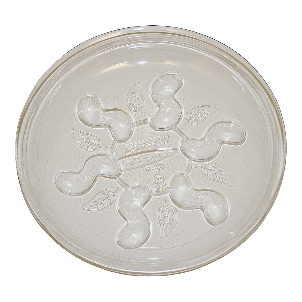 Gardener's Blue Ribbon Saucer Plus SP12VUS Planter Saucer, 12 in Dia, Plastic, Clear