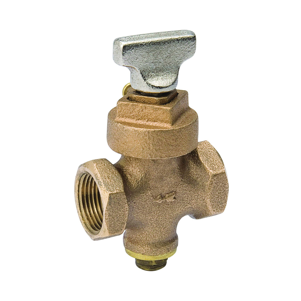 Southland 105-903NL Stop and Drain Valve, 1/2 in Connection, FPT x FPT, Bronze Body