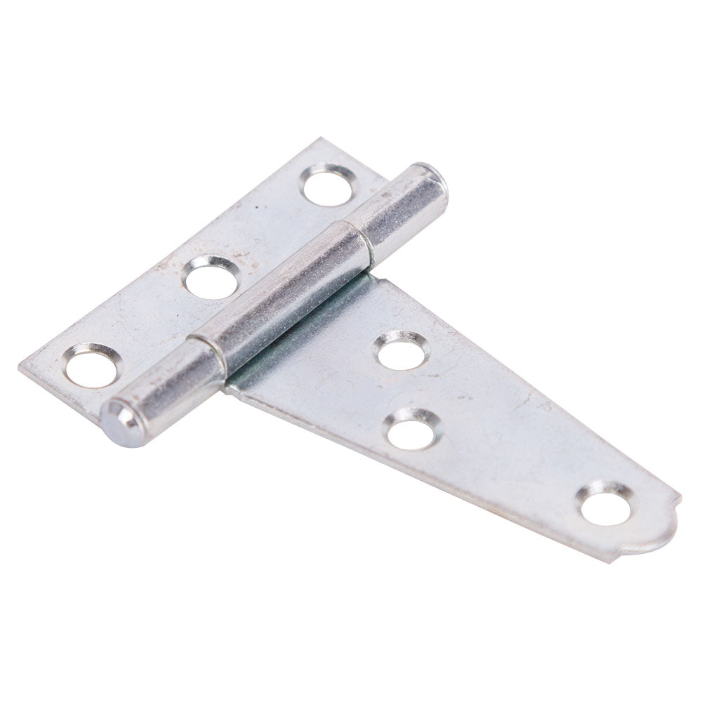 ProSource LTH-Z02-013L T-Hinge, Steel, Zinc, Fixed Pin, 180 deg Range of Motion, 8 (Pc) lb