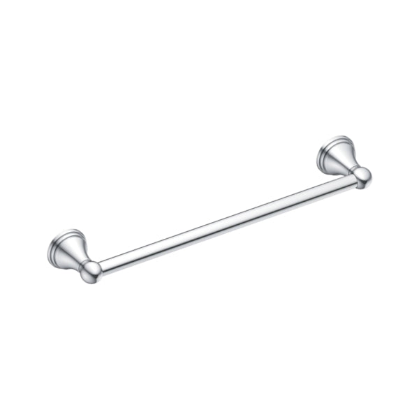 Moen DN8418CH Towel Bar, 18 in L Rod, Aluminum, Chrome, Surface Mounting