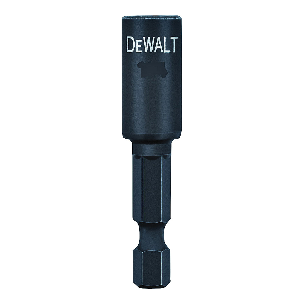 DeWALT IMPACT READY DW2234IR Nut Driver, 1/2 in Drive, 2-9/16 in L, 1/4 in L Shank, Hex Shank