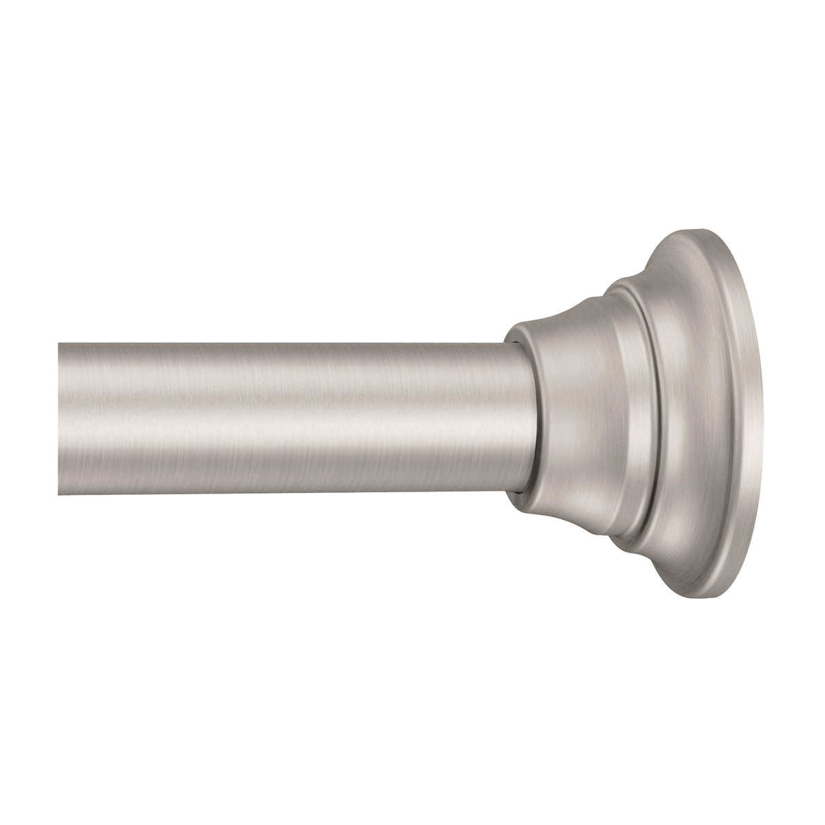 Moen TR1000BN Tension Rod, 44 to 72 in L Adjustable, 1 in Dia Rod, Stainless Steel, Brushed Nickel