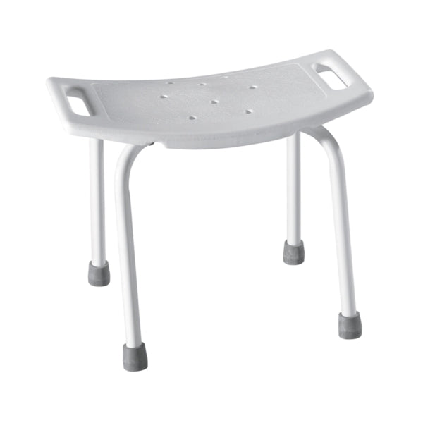 Moen DN7035 Shower Seat, 250 lb, Plastic Seat, Glacier White Seat, Aluminum Frame, 20 in W, 12 in D
