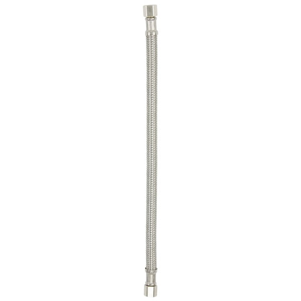Plumb Pak PP25561 Ice Maker Supply Line, 1/4 in Inlet, Compression Inlet, 1/4 in Outlet, Compression Outlet, 12 in L