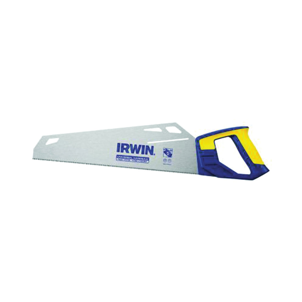 IRWIN 1773465 Handsaw, 15 in L Blade, 11 TPI, Steel Blade, Comfort-Grip Handle, Resin Handle