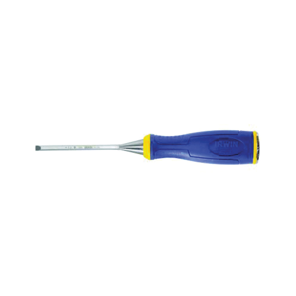 IRWIN 1768772 Construction Chisel, 1/4 in Tip, 3-5/8 in OAL, HCS Blade, Ergonomic Handle