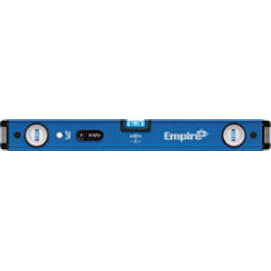 Empire True Blue Series EM95.24 UltraView LED Magnetic Box Level, 24 in L, 3-Vial, 1-Hang Hole, Magnetic, Aluminum