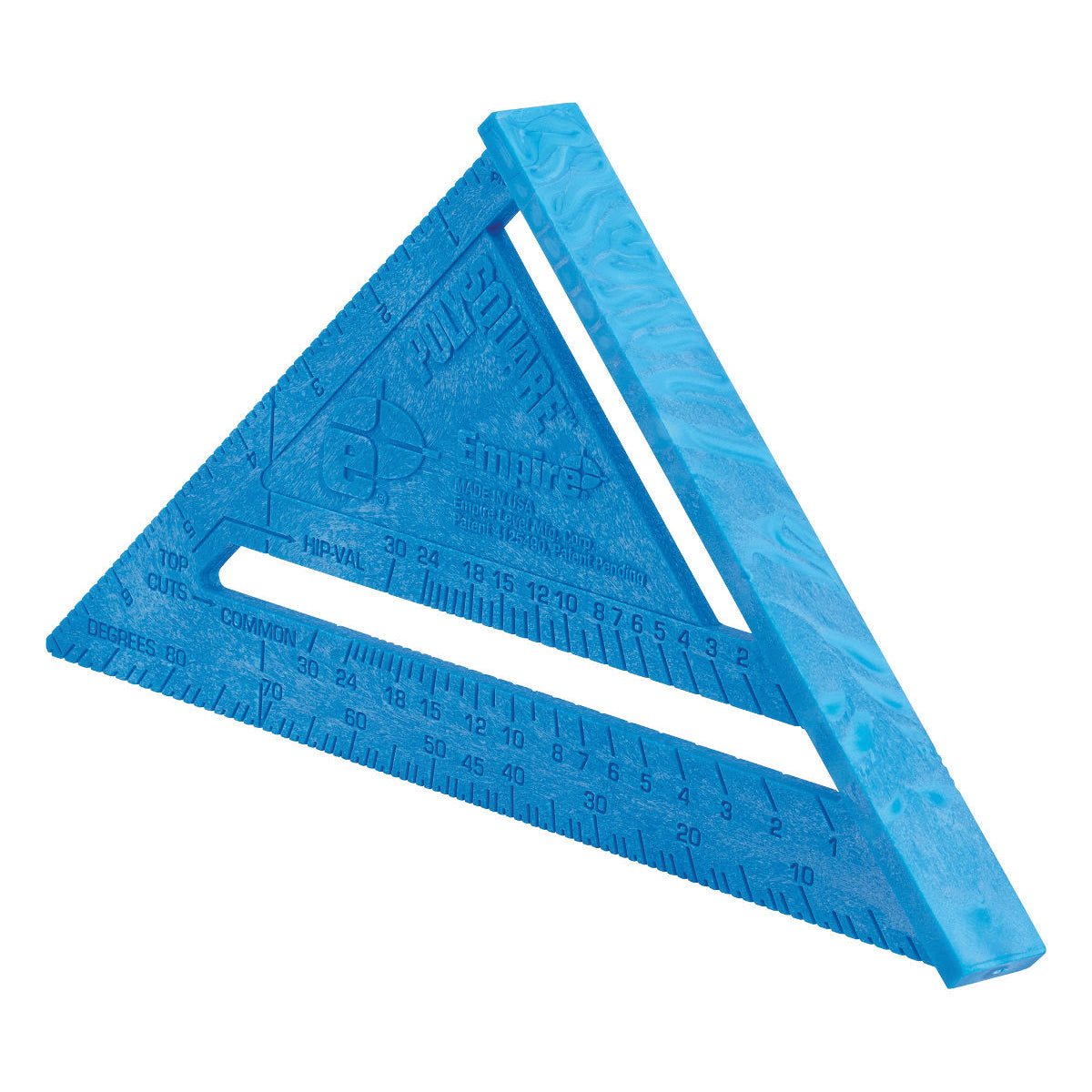 Empire 296 Rafter Square, 0.125 in Graduation, Polycast, 7 in L