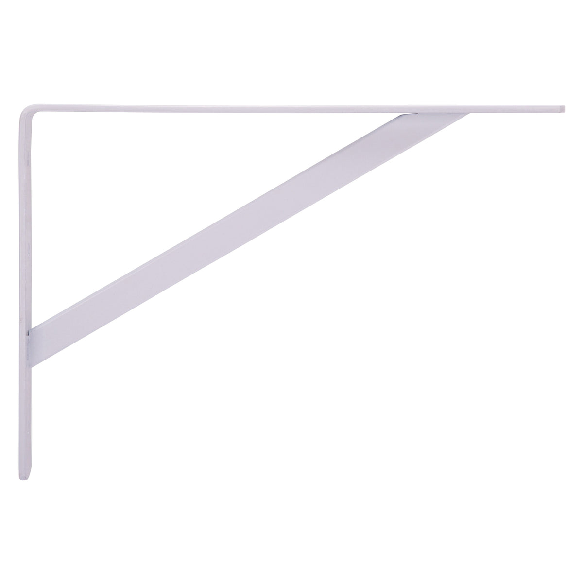 ProSource 21025PHL-PS Heavy-Duty Shelf Bracket, 550 lb/Piece, 16 in L, 10 in H, Steel, White