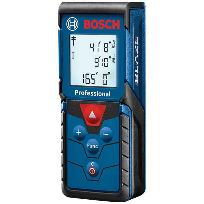 Bosch BLAZE Pro Series GLM165-40 Laser Measure, 165 ft, +/-1/16 in Accuracy