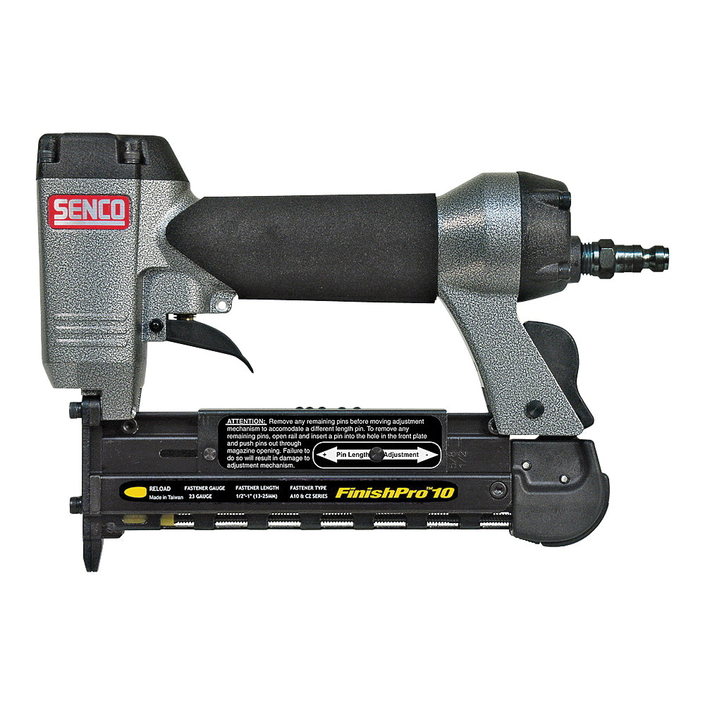 SENCO FinishPro Series 8F0001N Headless Pin Nailer, 100 Magazine, Strip Collation, 0.84 cfm Air