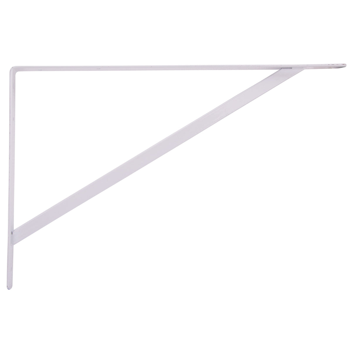ProSource 21026PHL-PS Heavy-Duty Shelf Bracket, 550 lb/Piece, 20 in L, 13 in H, Steel, White