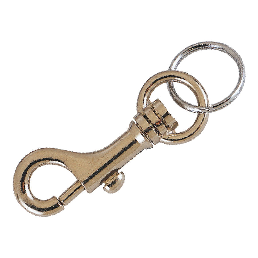 Vulcan EH97058 Key Ring, Key Ring Ring, 1-1/8 in Dia Ring, Steel Case, Nickel plated