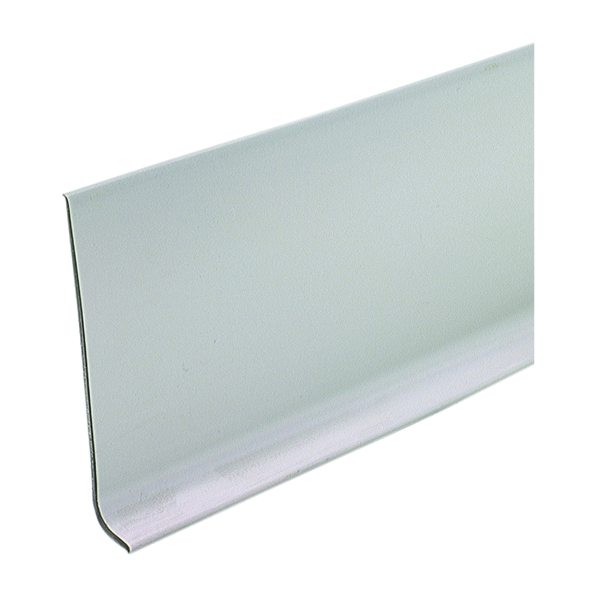 M-D 75291 Wall Base, 4 ft L, 4 in W, Vinyl, Silver