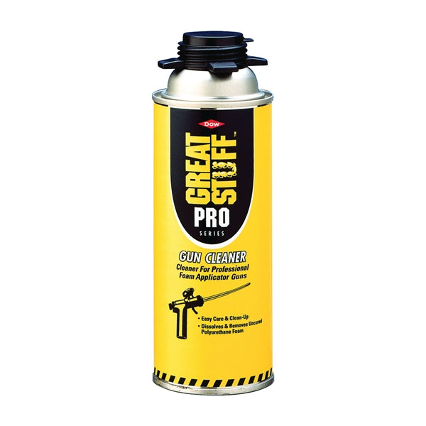 Dow GREAT STUFF PRO 259205 Tool Cleaner, Liquid, Mild, Colorless, 12 oz, Spray Can