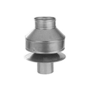 SELKIRK 198802 Anti-Downdraft Cap, 7-3/4 x 9 in Dia, Stainless Steel