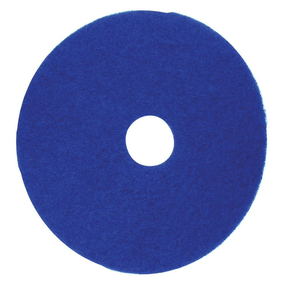 NORTH AMERICAN PAPER 420314 Cleaning Pad, 17 in Arbor, Blue