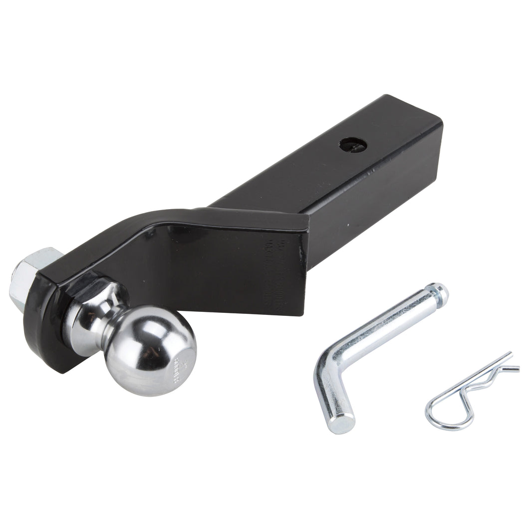 Vulcan HBB03 Hitch Kit, Steel, Silver/Black, Chrome/Powder Coated/Zinc Plated, For: Trailer Towing, 3-Piece