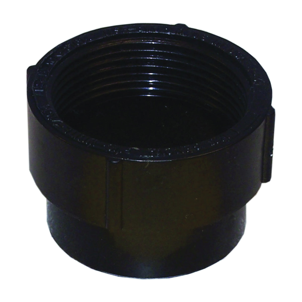 LASCO 25-3701 Fitting Adapter, 1-1/2 in, FTG x FPT, ABS, SCH 40 Schedule