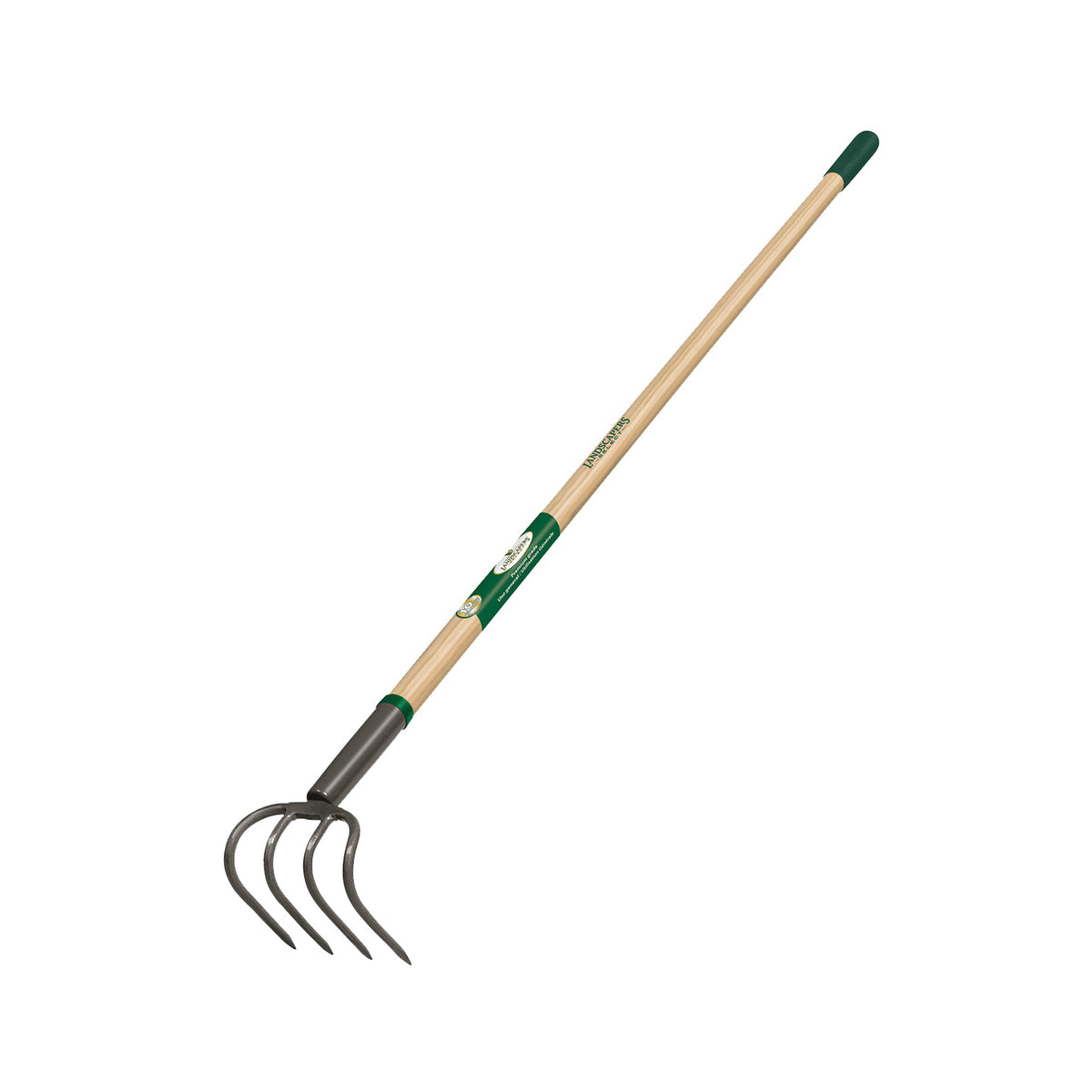 Landscapers Select 34577 Garden Cultivator, 5 in L Tine, 4-Tine