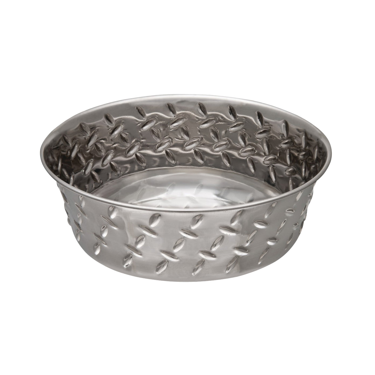 Loving Pets 7257 Pet Feeding Dish, XL, 3 qt Volume, Stainless Steel, Silver